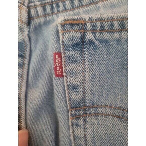 Levi's Vintage 577 Jeans Lower Rise Loose Fit Repurposed Cut-off Shorts Jhorts S - Picture 12 of 12